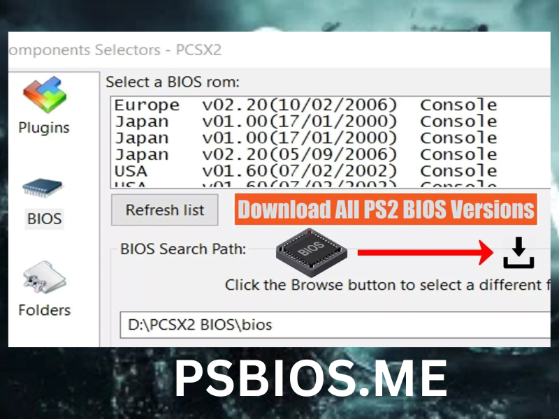 ps2-bios-all-regions, Types of PS2 BIOS Files