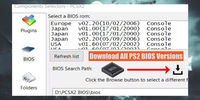 PS2 BIOS Files Pack