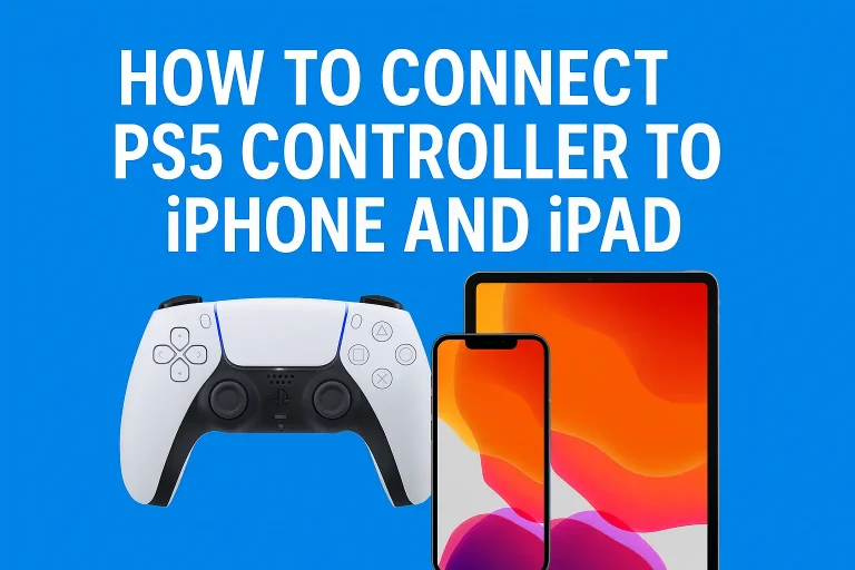 Connect PS5 Controller to iPhone and iPad