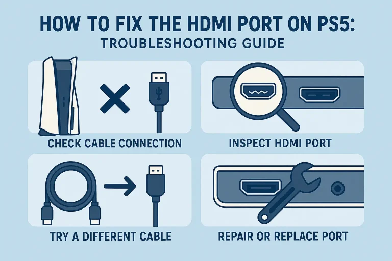 how to fix hdmi port on ps5