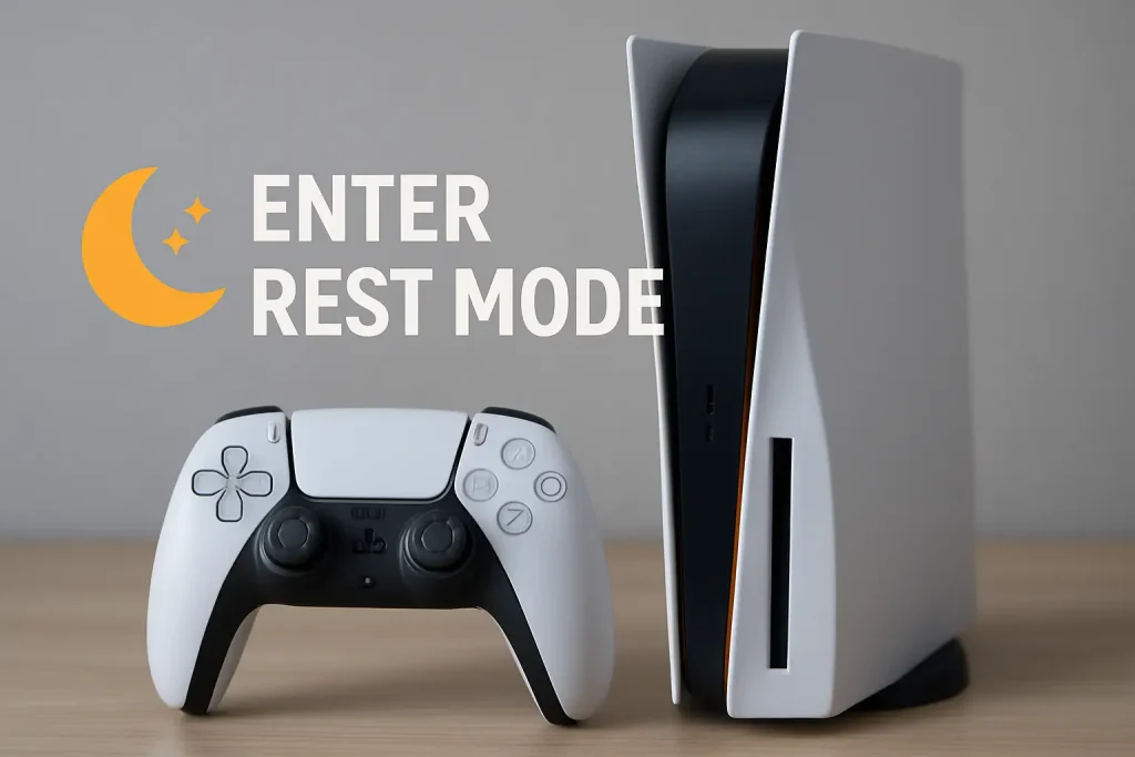 how to put ps5 in rest mode