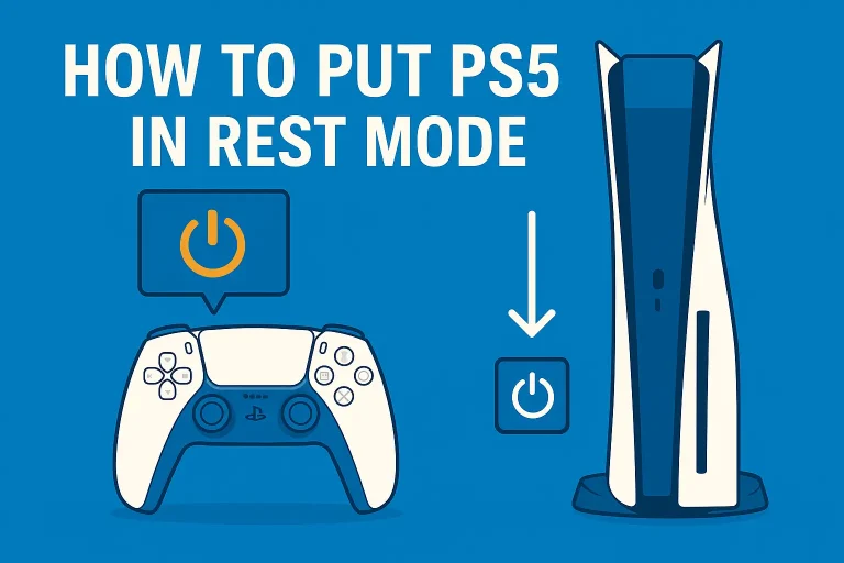 how to put ps5 in rest mode