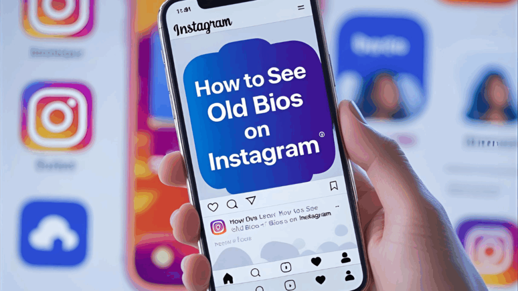 how to see old bios on instagram